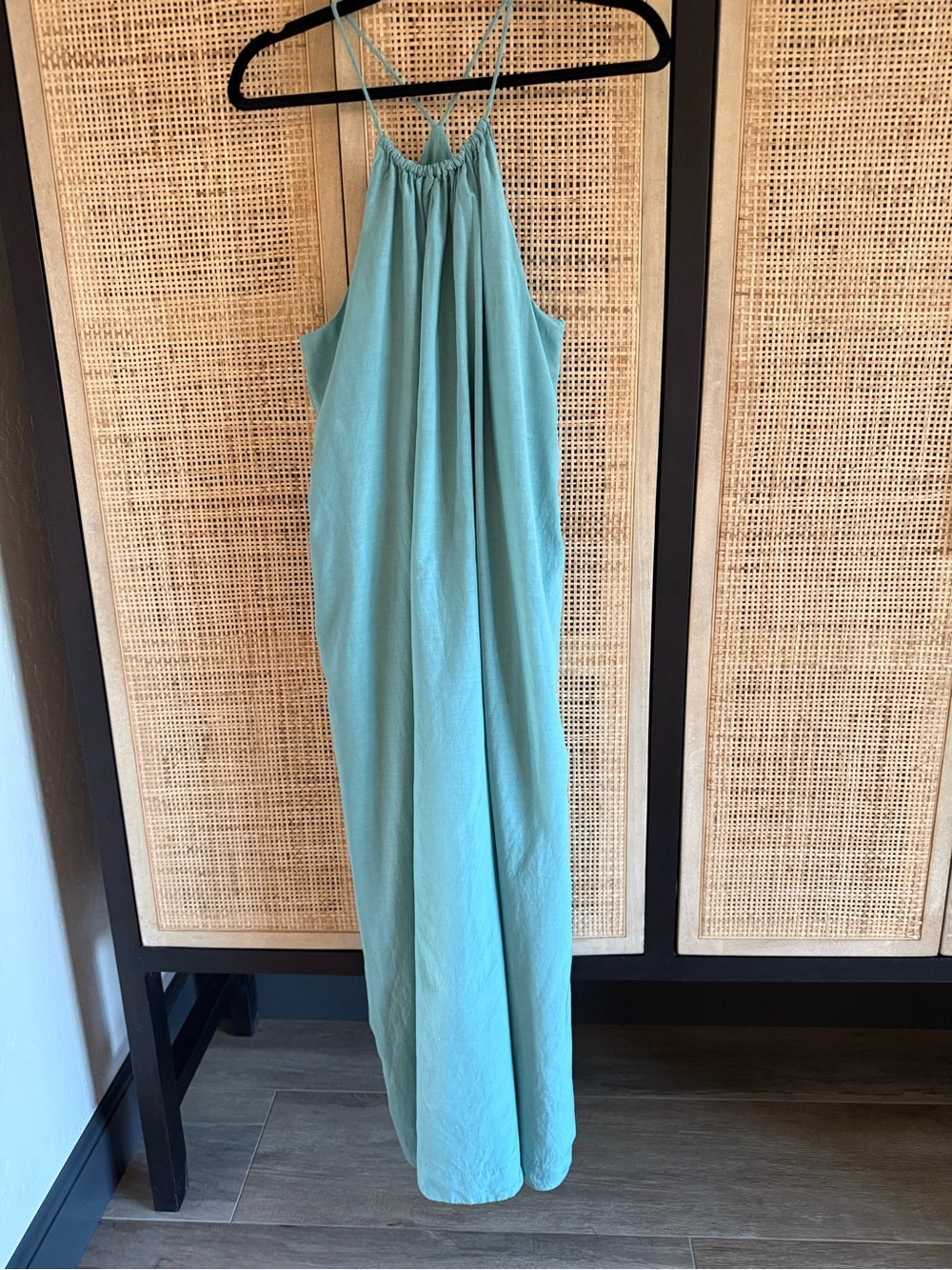 Universal Thread Aqua Halter Maxi Dress